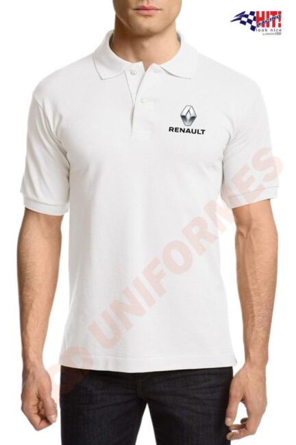 Polo Renault Blanca Caballero