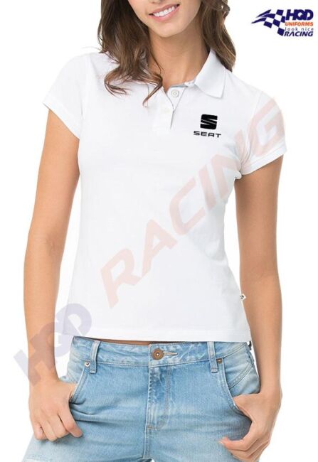 Polo SEAT Blanca Mujer